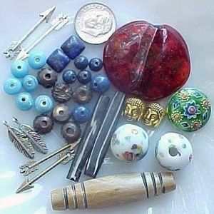 DELUXE Large Hole Beads Wanderlust Collection for Macrame Craft Jewelry Making